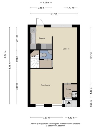 Floorplan - Looyerslaan 28, 2223 TG Katwijk