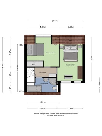 Floorplan - Schutterswei 32, 2223 TW Katwijk aan Zee