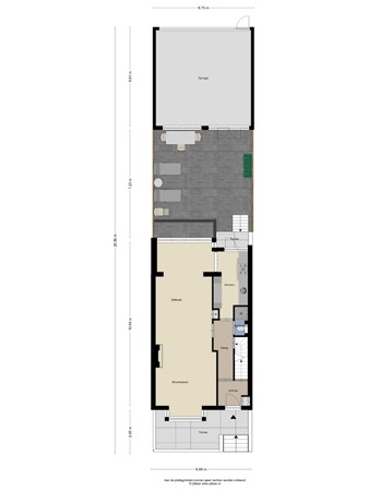 Floorplan - Boulevard, 2225 AD Katwijk
