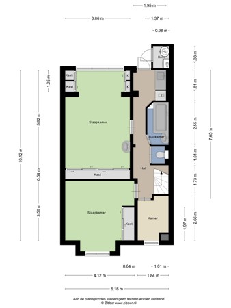 Floorplan - Boulevard 49, 2225 AD Katwijk