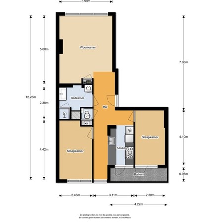 Plattegrond - Utrechtsedwarsstraat, 1017 WD Amsterdam - Plattegrond.jpeg