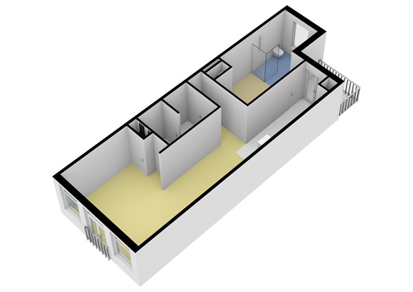 Floor plan - Weteringschans 131D, 1017 SC Amsterdam 