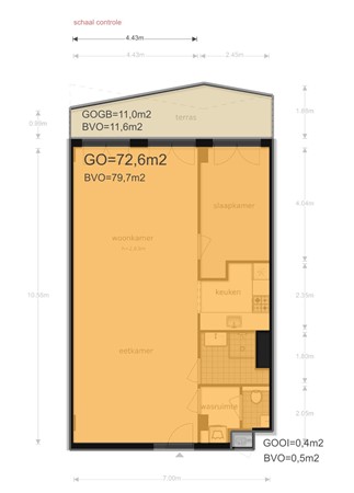 Plattegrond - President Kennedyplantsoen 23, 1079 SK Amsterdam 