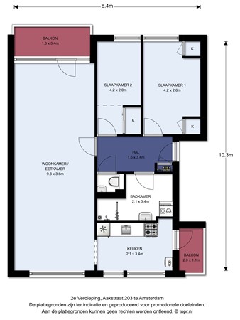 Floor plan - Aakstraat, 1034 BN Amsterdam 