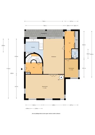De Spil 27, 3774 SE Kootwijkerbroek - De Spil 27_Begane grond.jpg