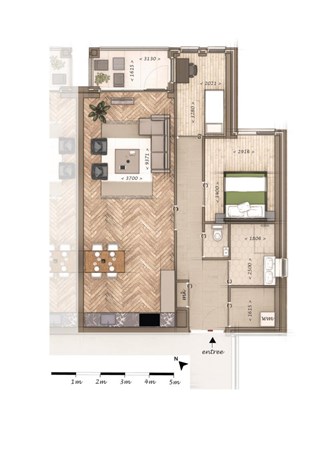 Dorpsstraat 270E, 3925 KK Scherpenzeel - Plattegrond appartement 6.jpg