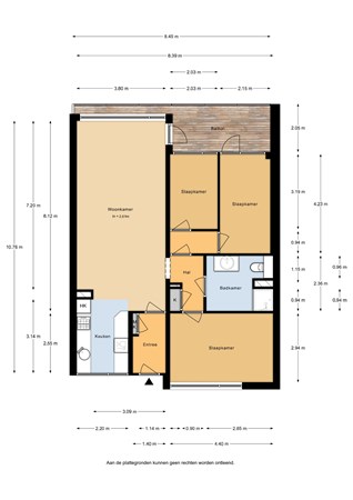 Zuiderkruis 116, 3902 XC Veenendaal - Zuiderkruis 116-Appartement - 2D.jpg