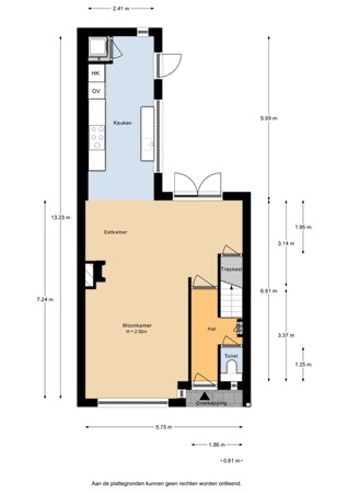 Mr. Dr. Schokkingstraat 23, 3904 EZ Veenendaal - Meester Doctor Schokkingstraat 23 - Begane grond - 2D.jpg