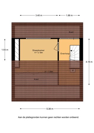 Mr. Dr. Schokkingstraat 23, 3904 EZ Veenendaal - Meester Doctor Schokkingstraat 23 - 2e verdieping - 2D.jpg