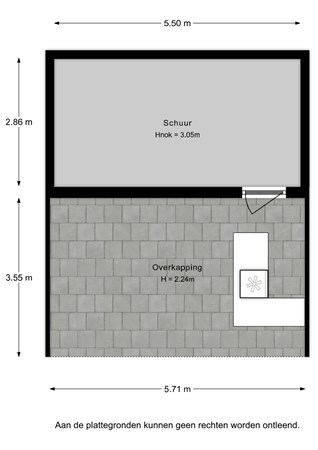 Mr. Dr. Schokkingstraat 23, 3904 EZ Veenendaal - Meester Doctor Schokkingstraat 23 - Schuur Begane grond - 2D.jpg