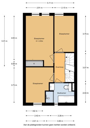 De Schans 31, 6733 ER Wekerom - De Schans 31 - 1e verdieping - 2D.jpg