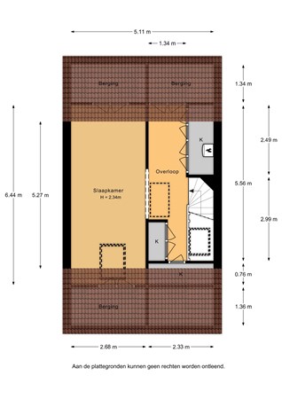 De Schans 31, 6733 ER Wekerom - De Schans 31 - 2e verdieping - 2D.jpg