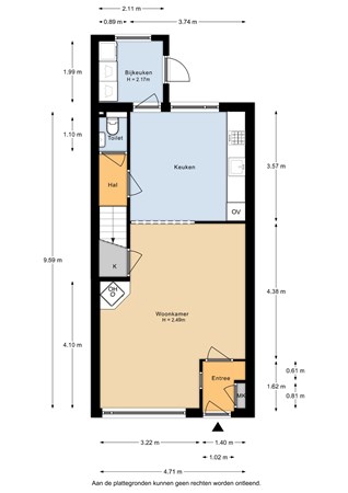 De Ring 21, 6733 ED Wekerom - De Ring 21 - Begane grond - 2D.jpg