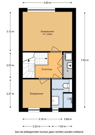 Leudal 50, 6718 NT Ede - Leudal 50 - 1e Verdieping - 2D.jpg