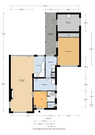Edeseweg 95, 6733 AD Wekerom - Edeseweg 95 - Begane grond - 2D.jpg
