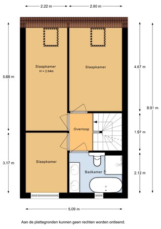 De Rank 3, 6732 HA Harskamp - De Rank 3 - 1e verdieping - 2D.jpg