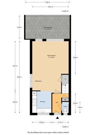 Ruttenbeeklaan 79, 6732 AZ Harskamp - Ruttenbeeklaan 79 - Begane grond - 2D.jpg