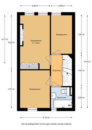 De Schans 33, 6733 ER Wekerom - De Schans 33 - 1e verdieping - 2D.jpg
