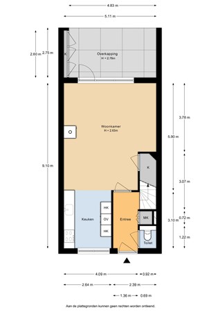 De Schans 33, 6733 ER Wekerom - De Schans 33 - Begane grond - 2D.jpg