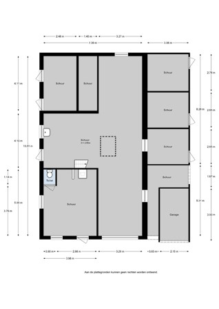 Barneveldseweg 5, 6731 EJ Otterlo - Barneveldseweg 5 - Schuur begane grond - 2D.jpg