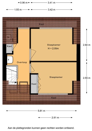 Borneolaan 15, 6712 BG Ede - Borneolaan 15 - 2e verdieping - 2D.jpg