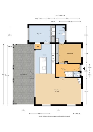 Achterstraat 41, 6741 BR Lunteren - Achterstraat 41 - Begane grond - 2D.jpg