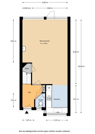 Adamsdreef 34, 6716 MC Ede - Adamsdreef 34 - Begane grond - 2D.jpg