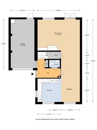 Beekweide 17, 3927 SC Renswoude - Beekweide 17 - Begane grond - 2D.jpg