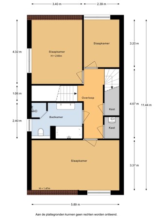 Beekweide 17, 3927 SC Renswoude - Beekweide 17 - 1e verdieping - 2D.jpg