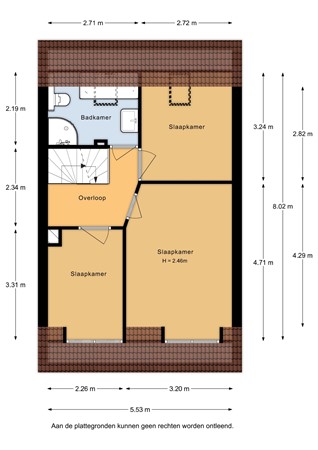 Schras 24A, 6744 WV Ederveen - Schras 24A - 1e verdieping - 2D.jpg