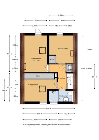 Lunterseweg 62, 6718 WG Ede - Lunterseweg 62 - 1e verdieping - 2D.jpg