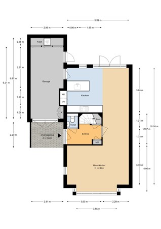 Oude Holleweg 21, 3927 CK Renswoude - Oude Holleweg 21 - Begane grond - 2D.jpg