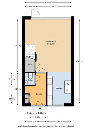 Watersnipweide 28, 3927 SL Renswoude - Watersnipweide 28 - Begane grond - 2D.jpg