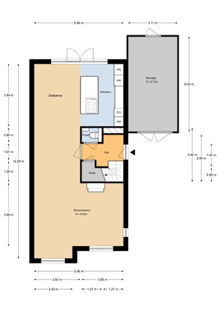 Kwikstaartweide 2, 3927 SN Renswoude - Kwikstaartweide 2 - Begane grond - 2D.jpg
