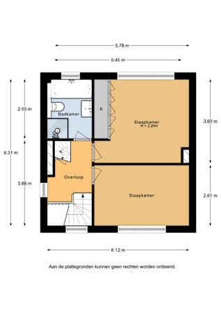 Verlengde Maanderweg 105, 6713 LG Ede - Verlengde maanderweg 105 - 1e verdieping - 2D.jpg