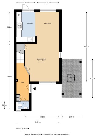 Wilgenlaan 52, 3927 AM Renswoude - Wilgenlaan 52 - Begane grond - 2D.jpg