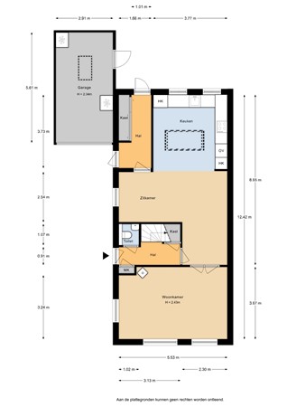 Van Reedeweg 47A, 3927 BS Renswoude - Van Reedeweg 47A - Begane grond - 2D.jpg