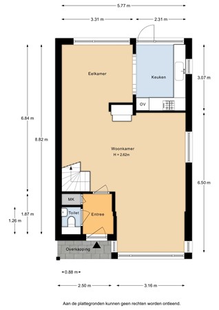Duyst van Voorhoutweg 43, 3927 BM Renswoude - Duyst van Voorhoutweg 43 - Begane grond - 2D.jpg