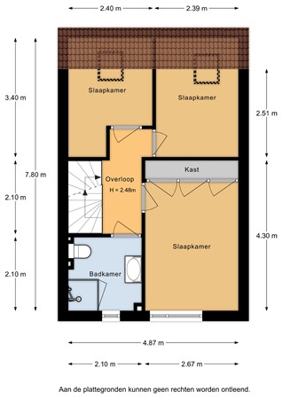 Tjaskerstraat 6, 3774 CV Kootwijkerbroek - Tjaskerstraat 6 - 1e verdieping - 2D.jpg