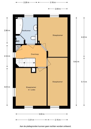 Kraatsweg 13, 6732 AL Harskamp - Kraatsweg 13 - 1e verdieping - 2D.jpg