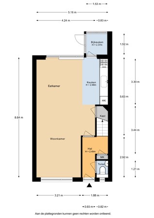 Reeënlaan 73, 6741 AW Lunteren - Reeënlaan 73 - Begane grond - 2D.jpg