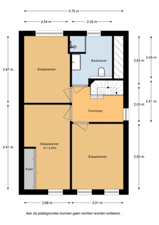 Wipmolenstraat 2, 3774 CJ Kootwijkerbroek - Wipmolenstraat 2-1e verdieping - 2D.jpg
