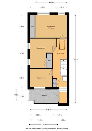 Hoofdweg 186, 6744 WR Ederveen - Hoofdweg 186 - 1e verdieping - 2D.jpg