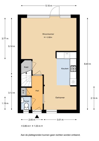 Gerard Doustraat 98, 6717 MN Ede - Gerard Doustraat 98 - Begane grond - 2D.jpg