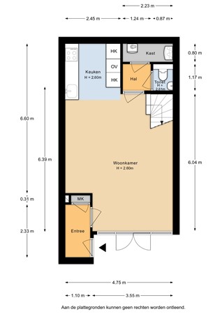 H.F. Wakemanstraat 16, 3905 MT Veenendaal - H.F. Wakemanstraat 16 - Begane grond - 2D.jpg