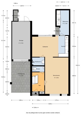 Blankespoorselandweg 23, 6741 ZZ Lunteren - Blankespoorselandweg 23 - Begane grond - 2D.jpg