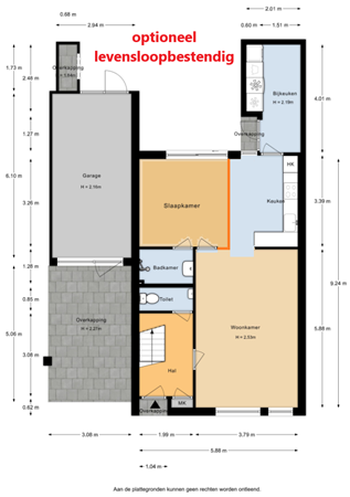 Blankespoorselandweg 23, 6741 ZZ Lunteren - Plattegrond extra slaapkamer.png
