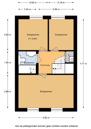 De Ring 40, 6733 EG Wekerom - De Ring 40 - 1e verdieping - 2D.jpg