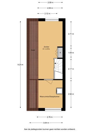 Steneveld 52, 6715 HB Ede - Steneveld 52 - 2e verdieping - 2D.jpg