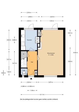 Achterstraat 47A, 6741 BR Lunteren - Achterstraat 47A - Begane grond - 2D.jpg